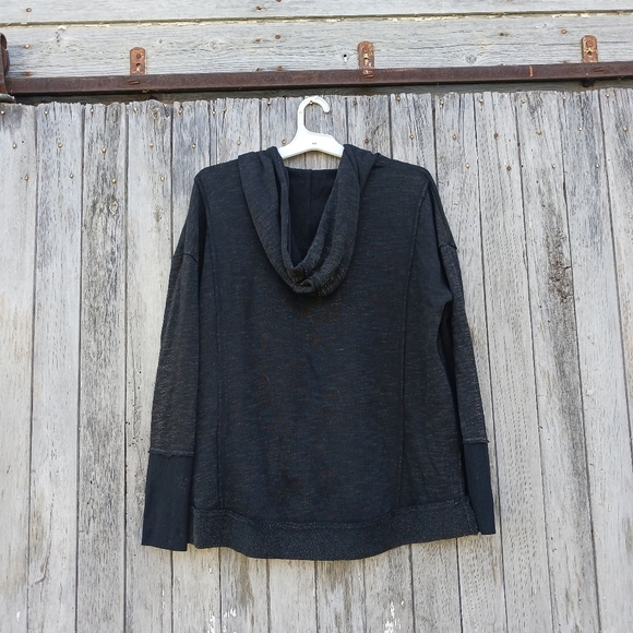 Miss Me Zip Up Hooded Sweatshirt Womens Size S Embroidered Detail Thumb Holes - Picture 3 of 6